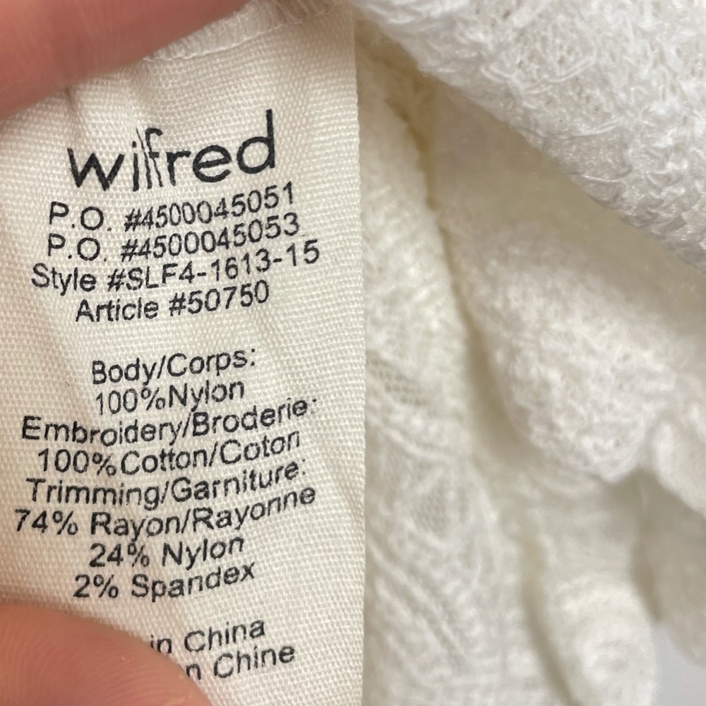 Aritzia Wilfred Lace Race Back Tank Top - Picture 4 of 6